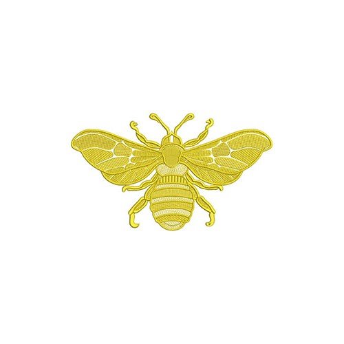 Flying Bee Embroidery Design 21131