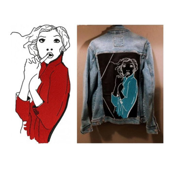 Coats Rica Jacket Embroidery Design 21136