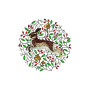 Jumping Bunny Rabbit Embroidery Design 21138