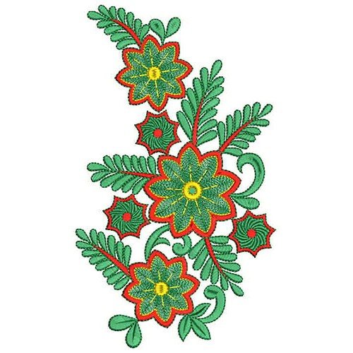Mexican Dahlia Flower Embroidery Design 21142