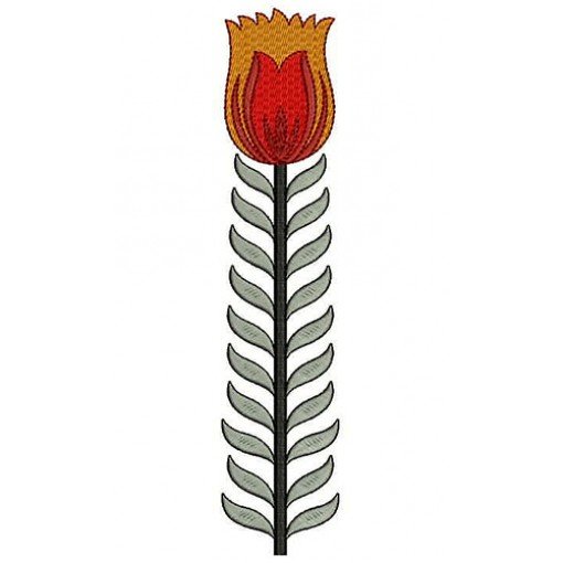 Climbing Rose Tree Embroidery Design 21143
