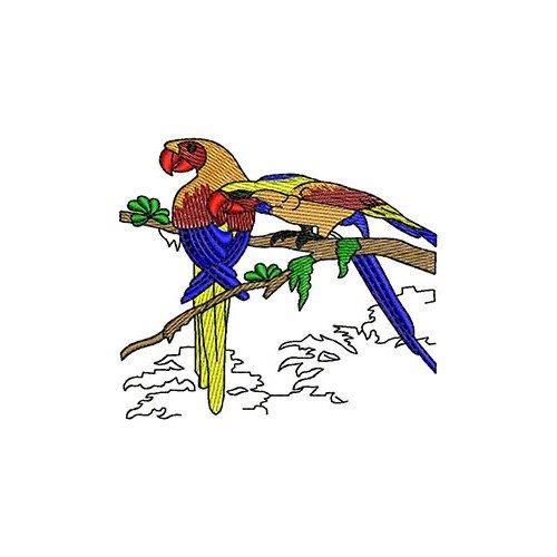 Smartest Talking Birds Embroidery 21185