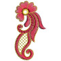 Surface Pattern, Paisley Embroidery 21192