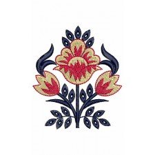 Flower Patch Embroidery Design 21276