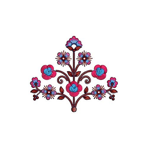 Flower Tree Embroidery Design 21310
