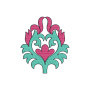 Attractive Applique Embroidery Design 21320