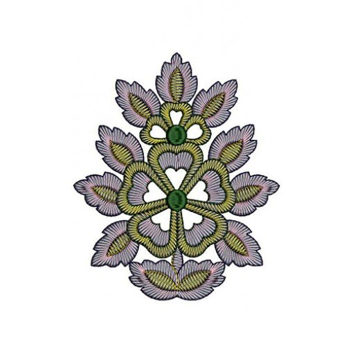 Flower Quilt Embroidery Design 21357