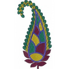 Paisley Embroidery Design 21359