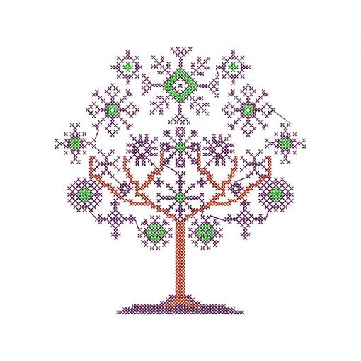 Unique And Fantastic Applique Embroidery Design 21369
