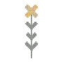 Vintage Cross Stitch Linen Embroidery Design 21378
