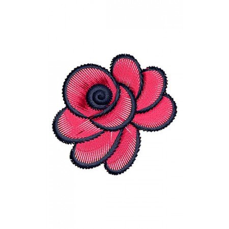 Single Bullion Flower Embroidery Design 21380