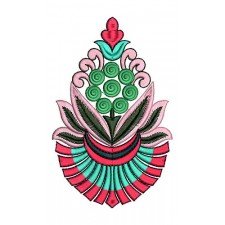 Traditional Indian Applique Embroidery Design 21390