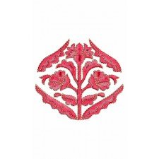 Unique Style Applique Embroidery Design 21398