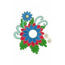 Lotus Flower Embroidery Designs 21399