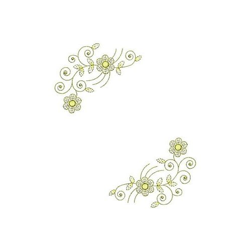 Indian Hydrangea Flower Patch Embroidery Design 21449