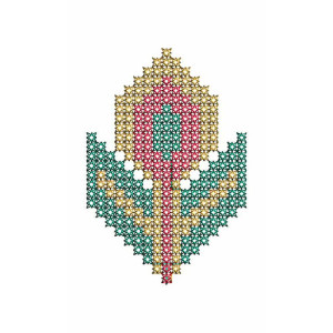 Germany Attractive Applique Embroidery Design 21516