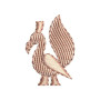 Costa Rica Birds Applique Embroidery Design 21518