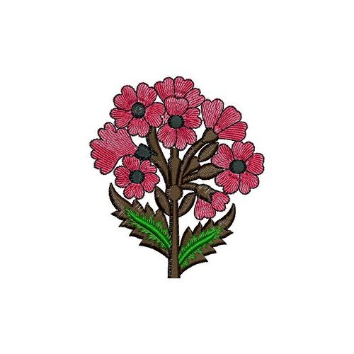 Hydrangea Flower Applique Embroidery Design 21531