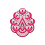 Lotus Shape Motifs Embroidery Design 21558