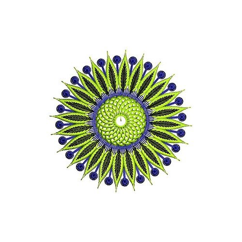 Geometric Circle Embroidery Design 21574