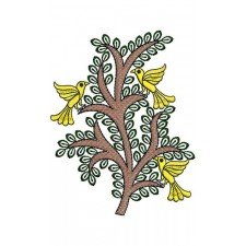 Birds With Tree Embroidery Design 21577