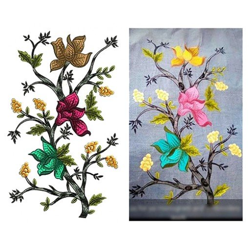Flower Tree Embroidery Design 21594 Flower Tree Embroidery Design 21594