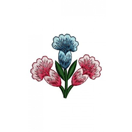 Flower Butta Multi Patch Embroidery Design 21613