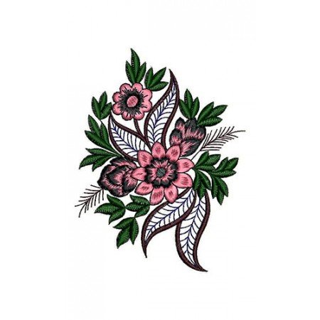 Sweet Heirloom Flower Patch Embroidery Design 21614
