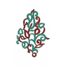 Elegant Pakistani Patch Embroidery Design 21624
