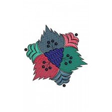 New Creative Applique Embroidery Design 21630