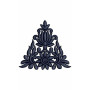 Lovely Lotus Shape Patch Embroidery Design 21644