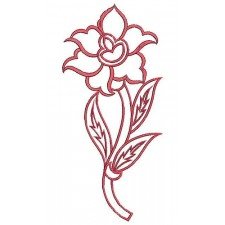 Unique Flower Plant Patch Embroidery Design 21646