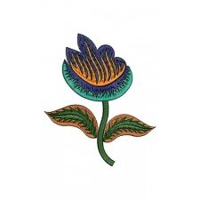 Fancy Dress Flower Patch Embroidery Design 21663