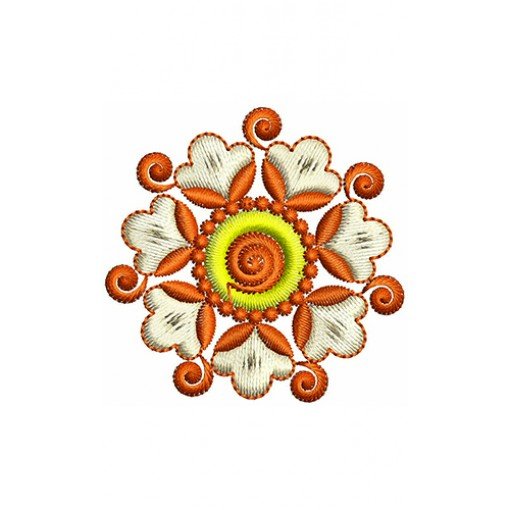 Gaillardia Pulchella Flower Embroidery Design 21699