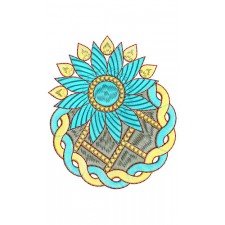 Dutch Traditional Costume Embroidery Design 21723