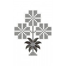 Ukraine Cross Church Embroidery Design 21783