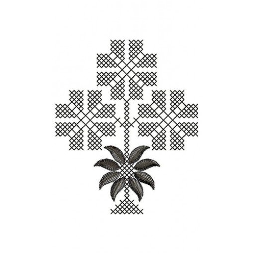 Ukraine Cross Church Embroidery Design 21783