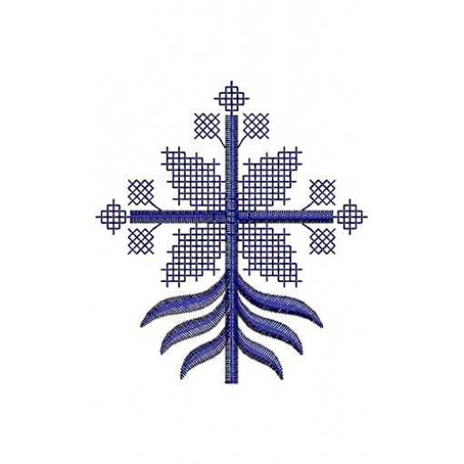 Poinsettia & Holly Cross Stitch Embroidery 21786