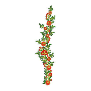 Dress Decorations Vintage Floral Patch for Embroidery Design 21859