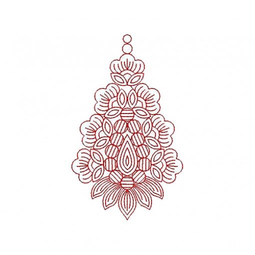 Mauritius Kamej Embroidery Design 21872