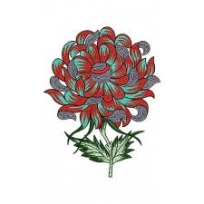 Giant Flower Embroidery Design 21882