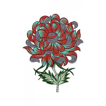 Giant Flower Embroidery Design 21882