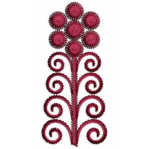 Medium Sized Patch Embroidery Design 21914