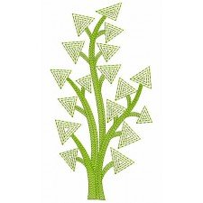 French Triangular Shaped Pattern 21948