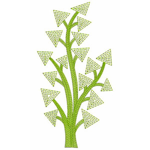 French Triangular Shaped Pattern 21948