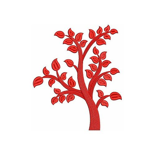 Leaf Tree Embroidery Design 21953