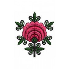 Floral Flower Embroidery Design 21955