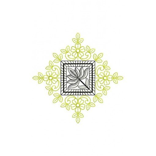 Collection Japanese Lotus Embroidery Design 21998