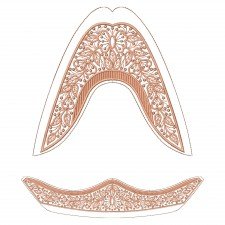 Butterfly Embroidery Jutti Design