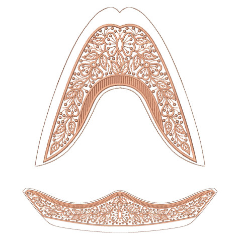 Butterfly Embroidery Jutti Design